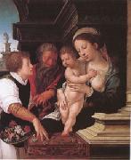 Barend van Orley The Holy Family (mk05) Spain oil painting artist